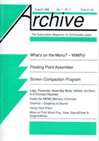 Archive - Vol 1, No 11 - August 1988