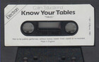 Know Your Tables