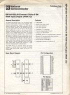 ISP-8A/650 N-Channel 128-by-8 Bit RAM