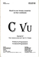 CVu Volume 8 Issue 1 - November 1995