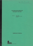 Acorn - The BBC Microcomputer - Disc System User Guide - Temporary Manual