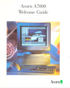 Acorn A7000 Welcome Guide