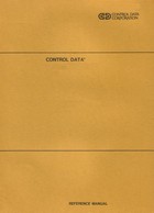 Control Data Cyber 70 Models 72/73/74 6000 Computer Systems Input/Output Specifications
