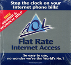 AOL Flat Rate Internet Access CD