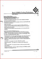 Deltak - Basic COBOL Coding Techniques