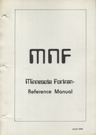 ULCC Technical Literature - MiNnesota FORTRAN Reference Manual