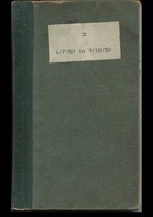 Lenaerts Notebook 3 (6 Jul - 9 Oct 1950)