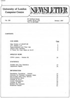 ULCC News January 1987  Newsletter 206