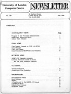 ULCC News May 1986  Newsletter 199