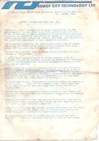 Alfred the Robot Arm Information