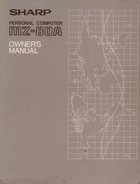 Sharp Personal Computer MZ-80A Owners Manual