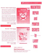 Apple Macintosh Repair and Printer Secrets