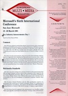 European Multi-Media Bulletin, Vol. 1 Issue 1, April 1991