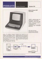 Ferranti Display Terminals System 120