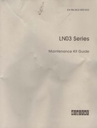 Digital LN03 Series Maintenance Kit Guide