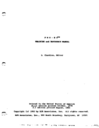 FMS-80 - Training and Reference Manual