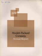 Hewlett-Packard Annual Report 1978