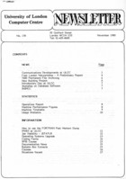 ULCC News November 1980 Newsletter 138