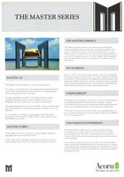 The Master Series Leaflet