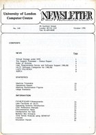 ULCC News October 1981 Newsletter 148