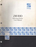 Zilog Z80-R10 Operating System Users Manual