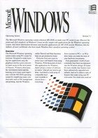 Microsoft Windows 3.1 Sales Leaflet