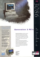 Amstrad PC3086 Generation 3 PCs Information Sheet