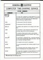 General Electric Computer Time-Sharing Service