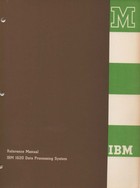 IBM 1620 Data Processing System Reference Manual