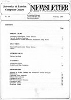 ULCC News February 1985 Newsletter 185