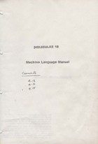 BCL Molecular 18 Machine Language Manual