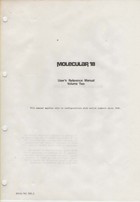 BCL Molecular 18 Users Reference Manual Vol. 2