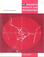 Journal of Research & Development November 1972