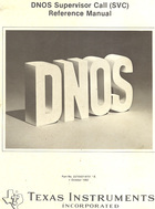 DNOS Supervisor Call (SVC) Reference Manual