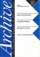 Archive - October 2002