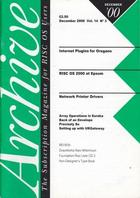 Archive - December 2000