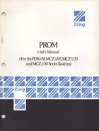 Zilog PROM Users Manual