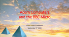 Memoire of Chris Turner (Acorn Computers)