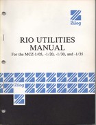 Zilog R10 Utilities Manual