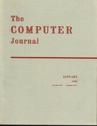 The Computer Journal January 1960