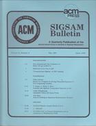 SIGSAM Bulletin - May 1987