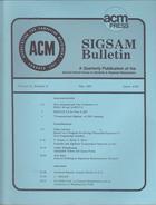 SIGSAM Bulletin - May 1987