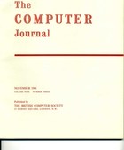 The Computer Journal November 1966