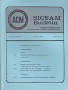 SIGSAM Bulletin - February 1987