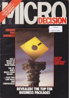 Micro Decision July 1985