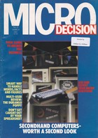 Micro Decision March 1985