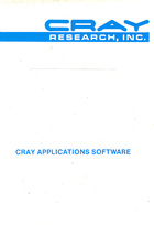 Cray Applications Software - General Electric Corporate Research and Development Schenectady, New York 12301