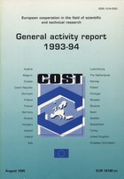 COST General Activity Report - 1993-94