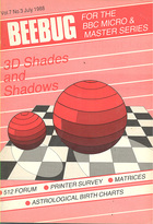 Beebug Newsletter - Volume 7, Number 3 - July 1988