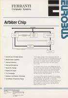 Ferranti Eurobus Arbiter Chip Data Sheet